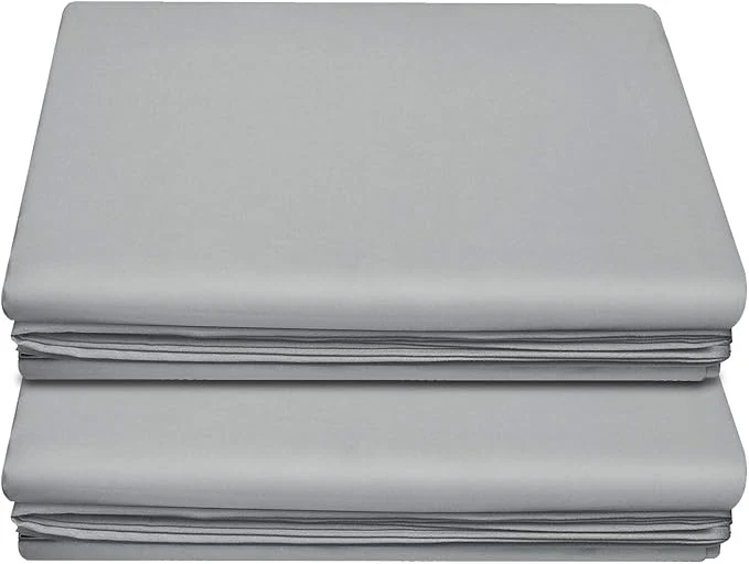 Advanced Lirex Flat Sheet Twin Size Extra Soft Brushed Microfiber Flat White Sheets Dependable