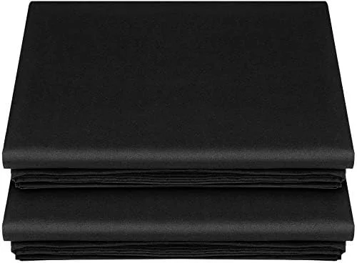 Organic Lirex 2-Pack Twin Size Flat Sheet Set Ultra-Soft Brushed 1800 Microfiber Clean
