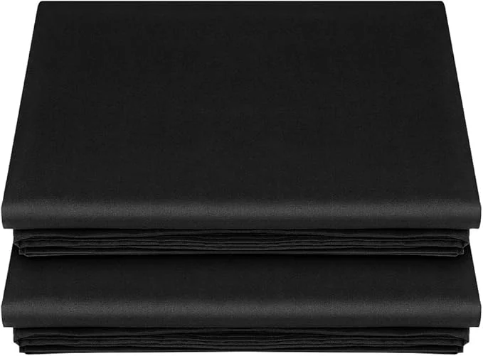 Enhanced Lirex 2-Pack Full Size Flat Sheet Set Ultra-Soft Brushed 1800 Microfiber Quality