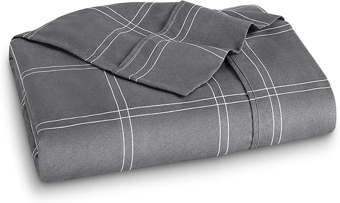 Detailed Bare Home Extra Long Flat Sheet High-Quality