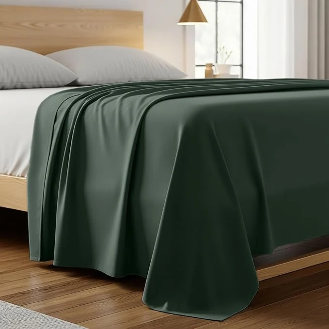 Traditional Mellanni King Size Flat Sheet Fine