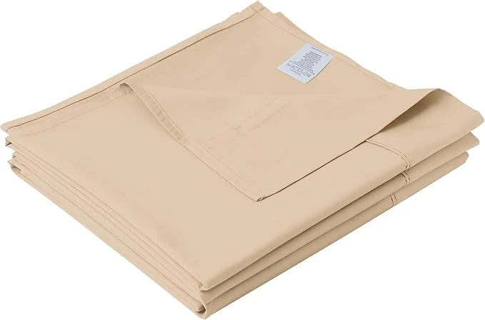 Clean Cotton Full Flat Sheet Only 600 Thread Count Egyptian Cotton Top Sheet Certified