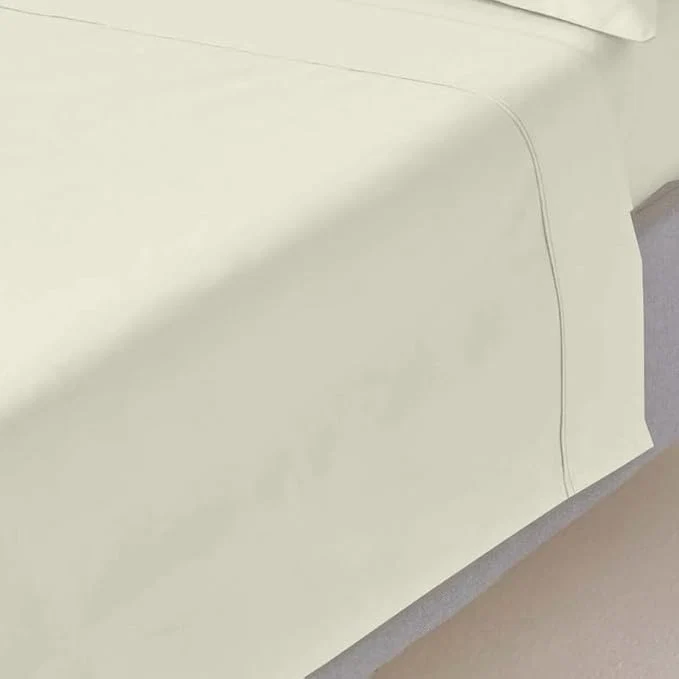 Clean Mattress-Homes Short Queen Egyptian Cotton Top Sheet 1Pcs Cool Expertly Made