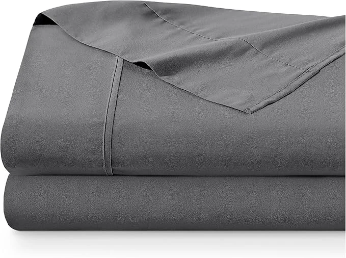 Environmentally Friendly Bare Home Queen Flat Sheet Pure