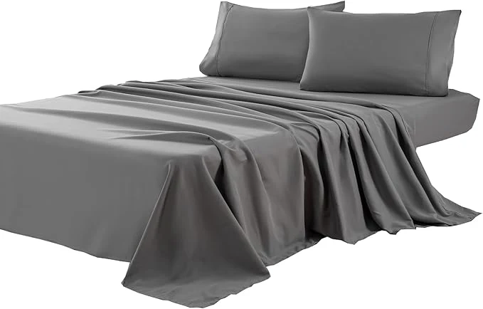Smooth Kingnex Oversized King Flat Sheet 132x110 Environmentally Friendly