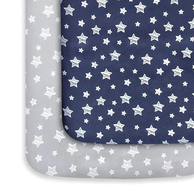 Enhanced Pack and Play Sheets Boy Mini Crib Sheets Boy Stretchy Pack n Play Playard Official
