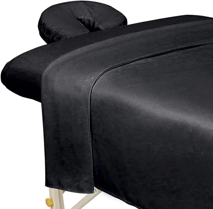 Efficient ForPro Professional Collection Premium Microfiber 3-Piece Massage Sheet Set Solid