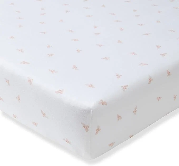 Elite Burt's Bees Baby Essential Organic Cotton Fitted Crib Sheet Breathable Clean