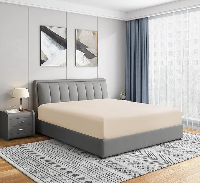 Detailed Cathay Home California King Fitted Sheet Superior