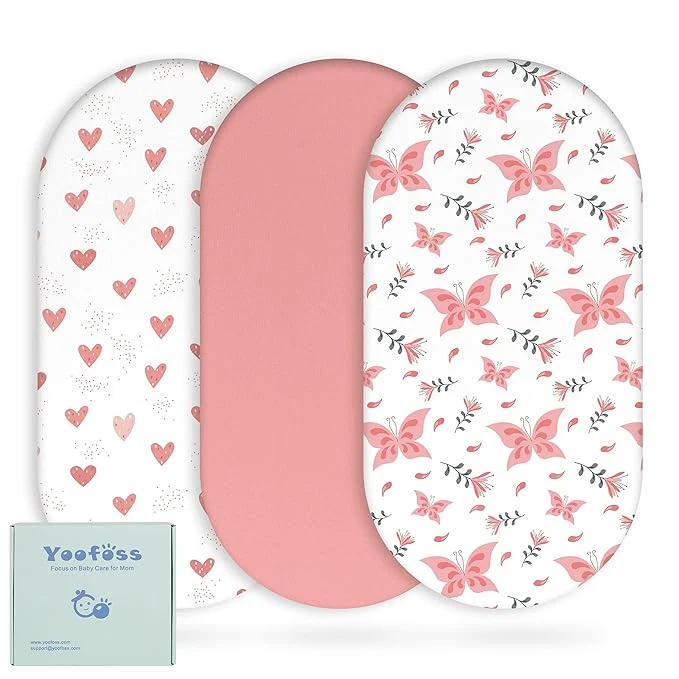 Responsible Yoofoss Bassinet Sheets for Baby Baby Delight Angelbliss Soft Breathable Functional