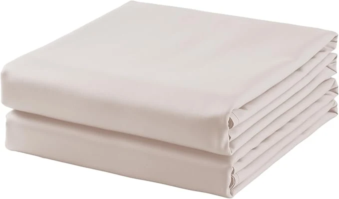 Responsible 2-Pack Cotton TwinXL Flat Sheet Only 600 Thread Count Egyptian Cotton Top World-Class