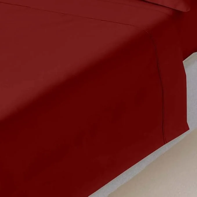 Selected Mattress-Homes Oversized Egyptian Cotton Top Sheet 1Pcs Cool Breathable Expertly Made