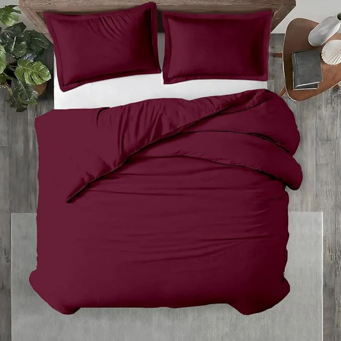 Soft Kotton Culture 3 Pc Twin XL Twin Duvet Cover Set- Egyptian Cotton 600 Functional
