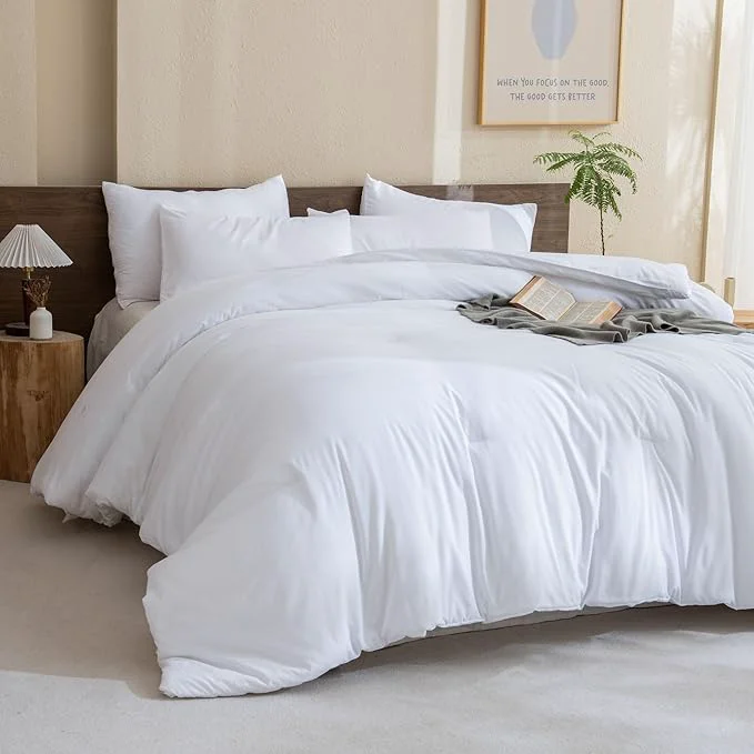 Dependable Paxrac White Comforter Full Size 3 Pieces Boho Comforter Set Lightweight Carefully Designed