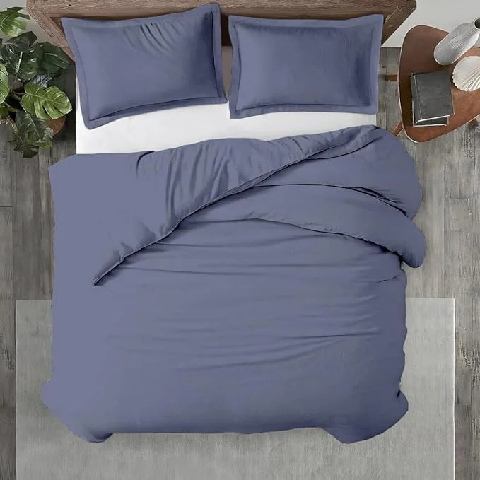 Contemporary Kotton Culture 1 Pc Twin XL Twin Duvet Cover Only- Egyptian Cotton 600 Healthy