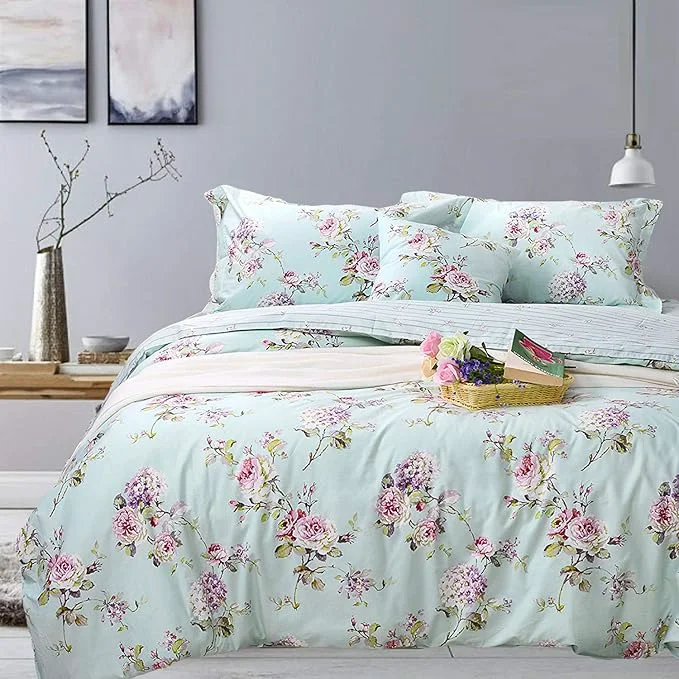 Carefully Designed FADFAY Shabby Vintage Duvet Cover Twin XL Dorm Bedding Fashionable Rose and Expertly Made