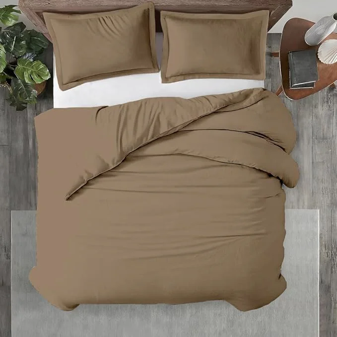 Authentic Kotton Culture 1 Pc Duvet Cover King Size- Egyptian Cotton 600 Thread Count Casual