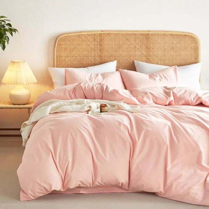 Quality Wake In Cloud - Cotton Duvet Cover Set Queen Size Washed Cotton Enhanced