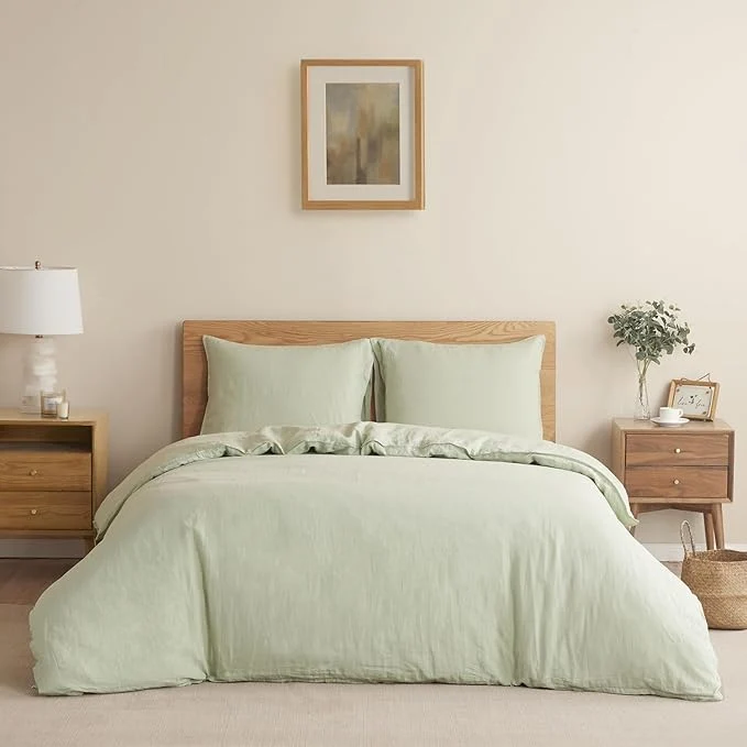 Organic DAPU Linen Duvet Cover Set Carefully Designed