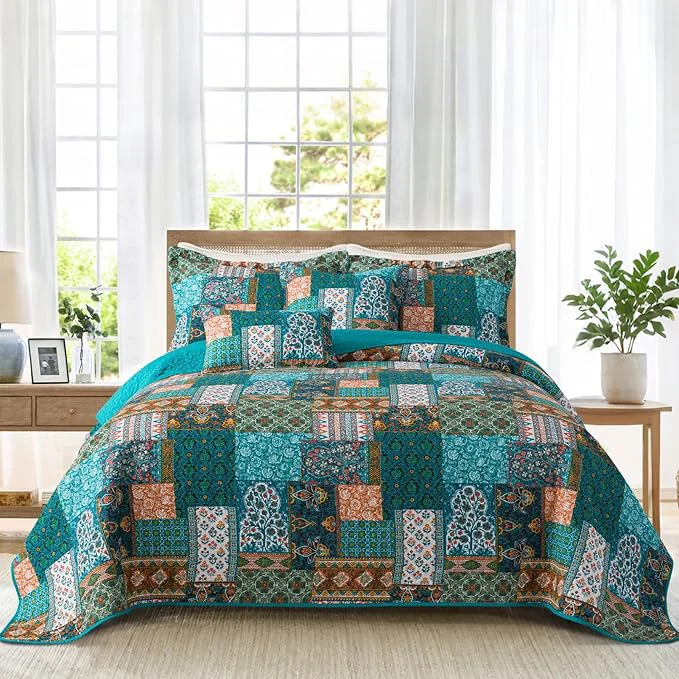 Modern BEDIFANY Cotton King Size Quilt Set Lightweight Bedspread King Coverlet Proven