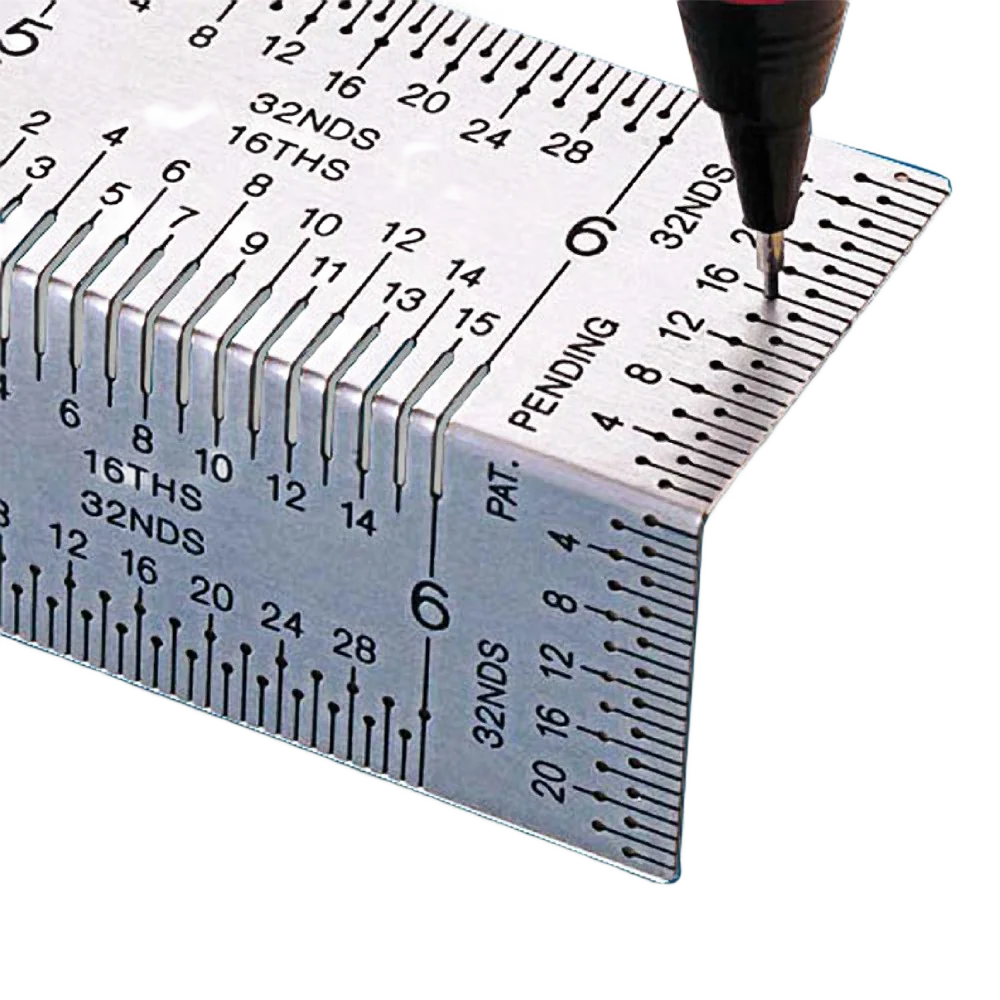 Durable INCRA Precision Bend Rule 6-In. Effective