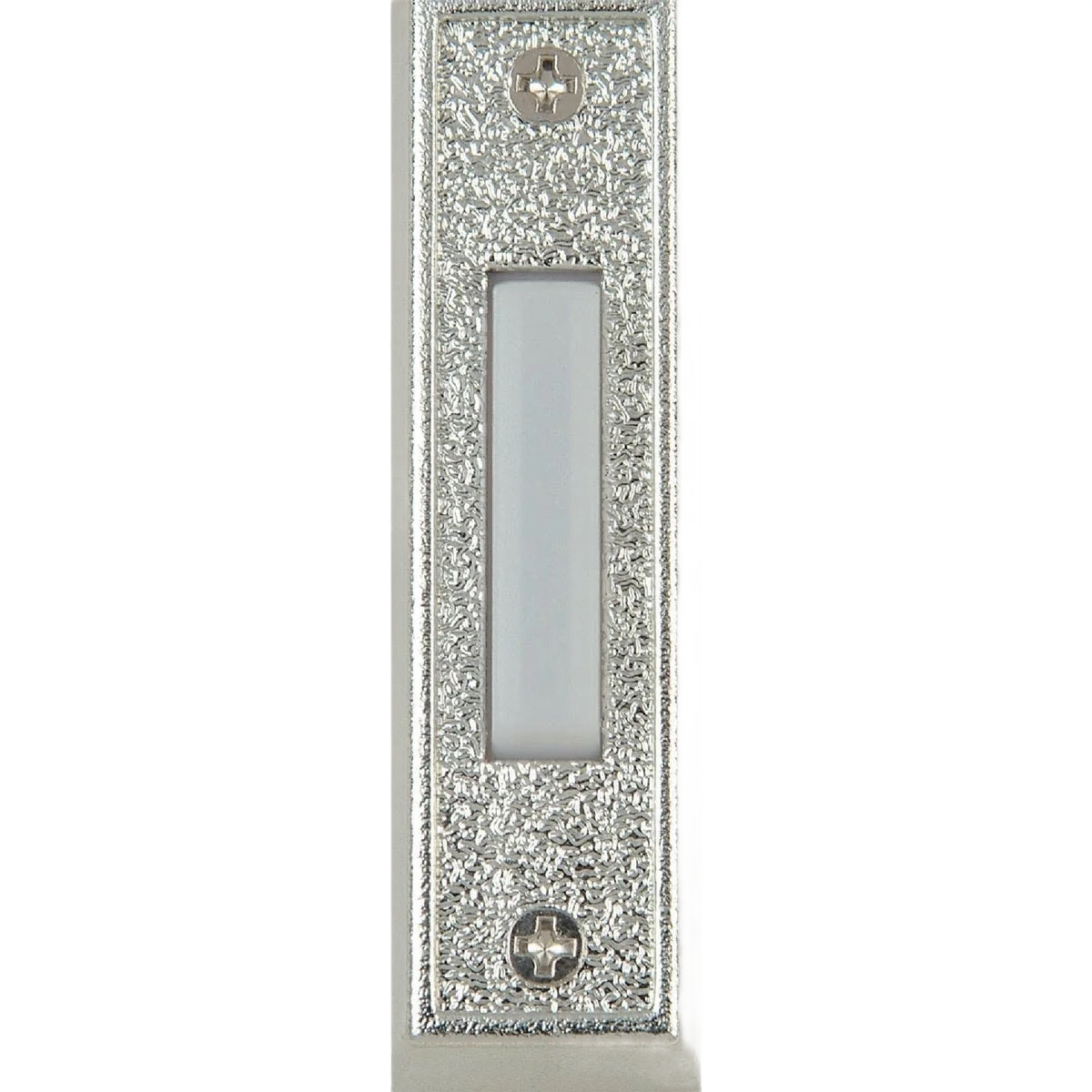 Trusted Heath Zenith Silver Plastic LED Lighted Doorbell Push-Button Excellent
