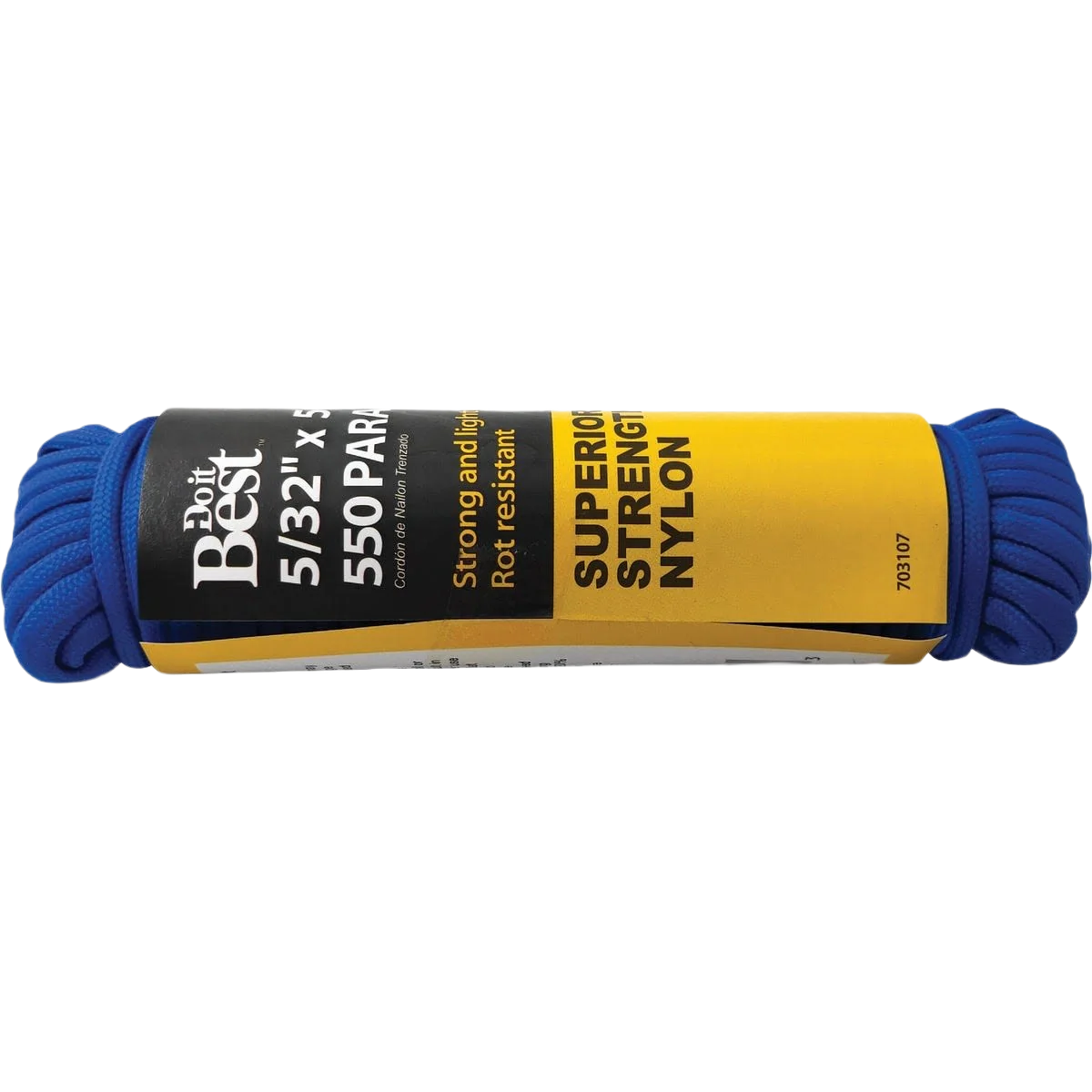 Fine Do it 50 ft. Blue Nylon Paracord Quality