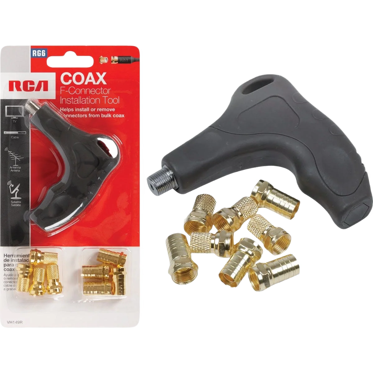 User-Friendly RCA 7.8 In. Plastic F-Connector Installation Tool Top-Quality