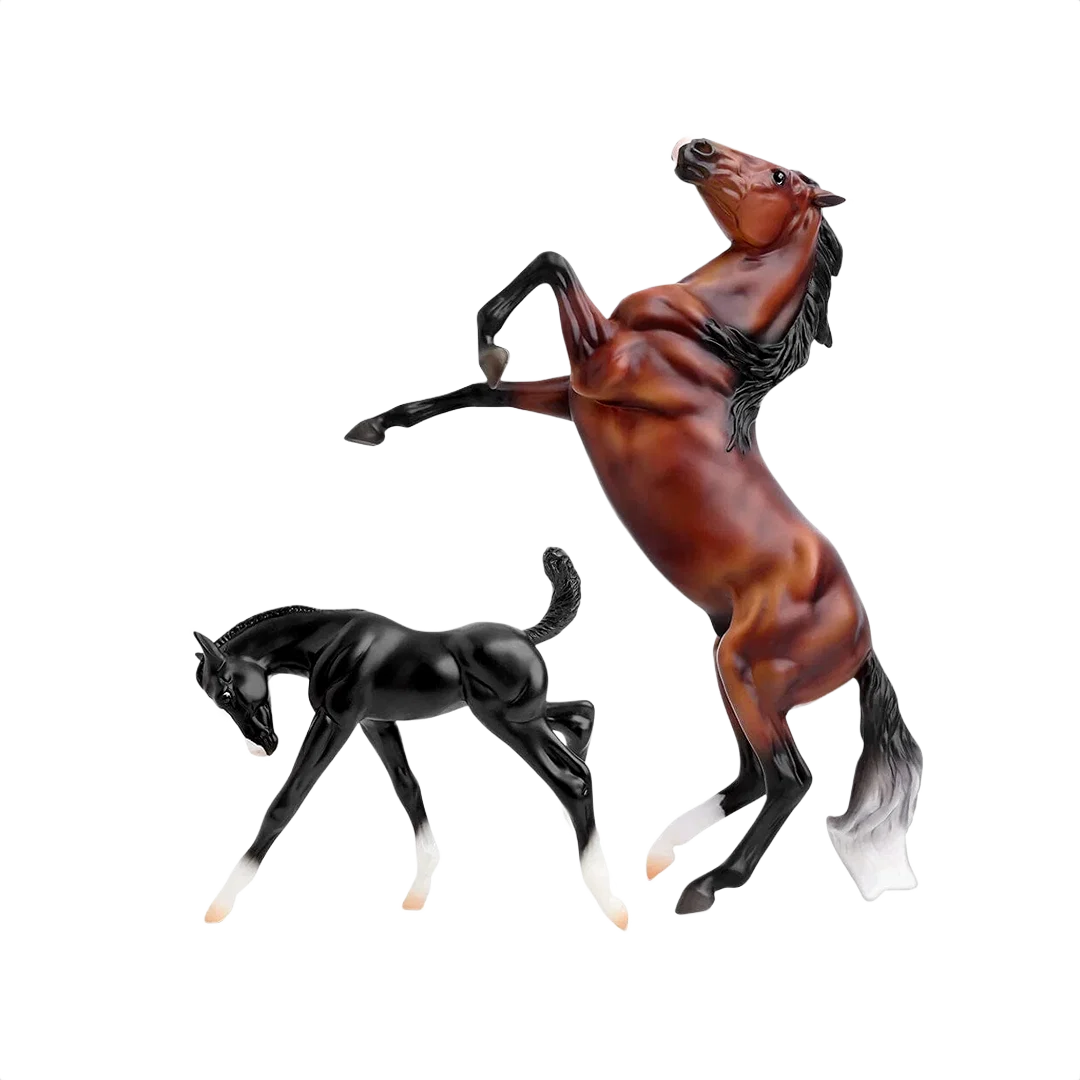 Stylish Breyer Wild Horse Foal Set Practical