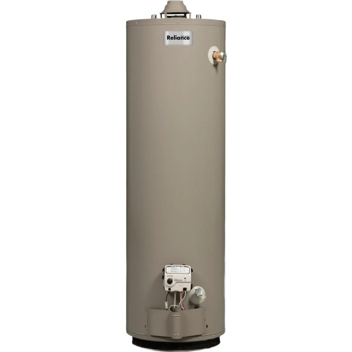 Selected Reliance Natural Gas Gas Water Heater w 2 in. Insulation Flexible