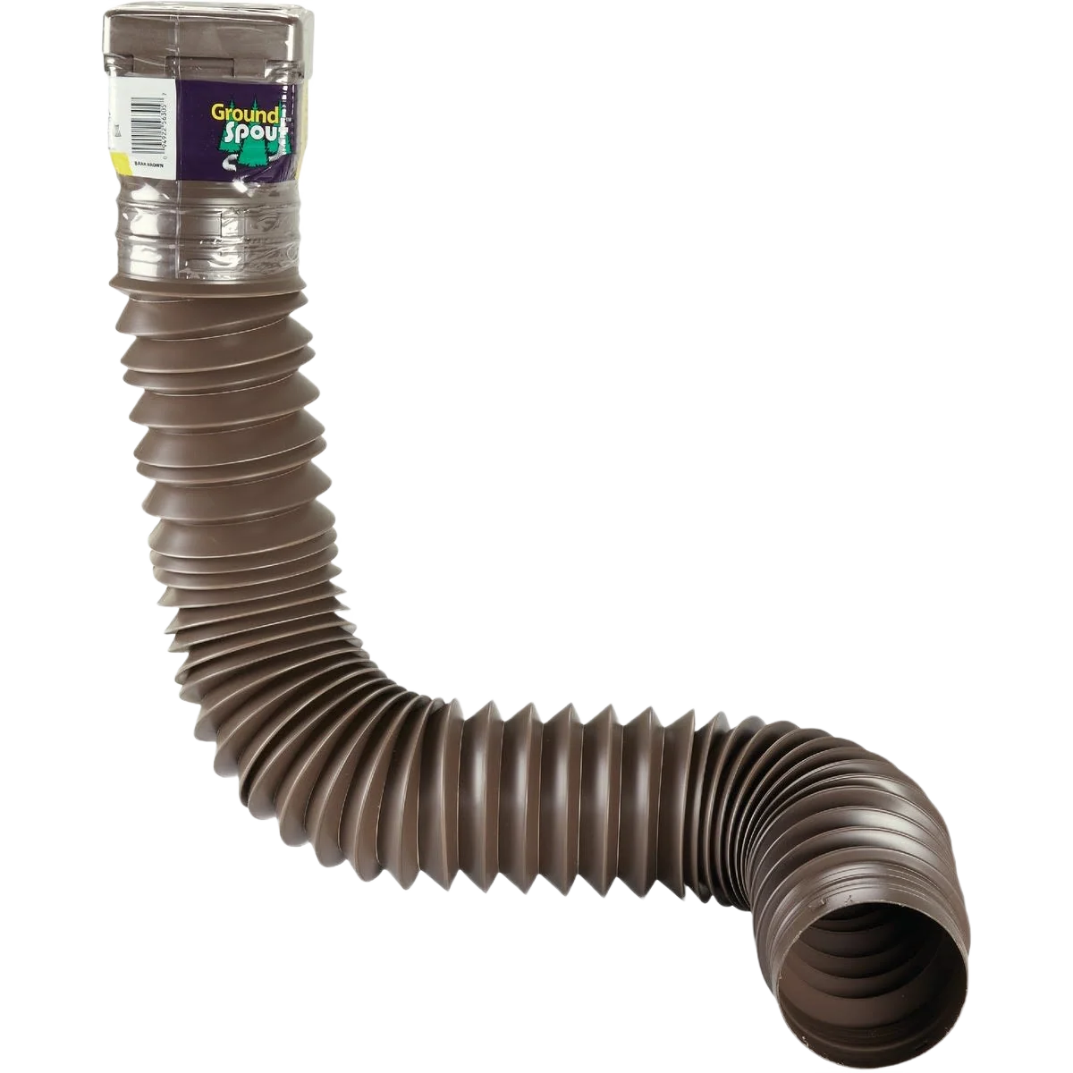 Minimalist Spectra Metals Brown 22 in. to 48 in. Flexible Downspout Extension Refined