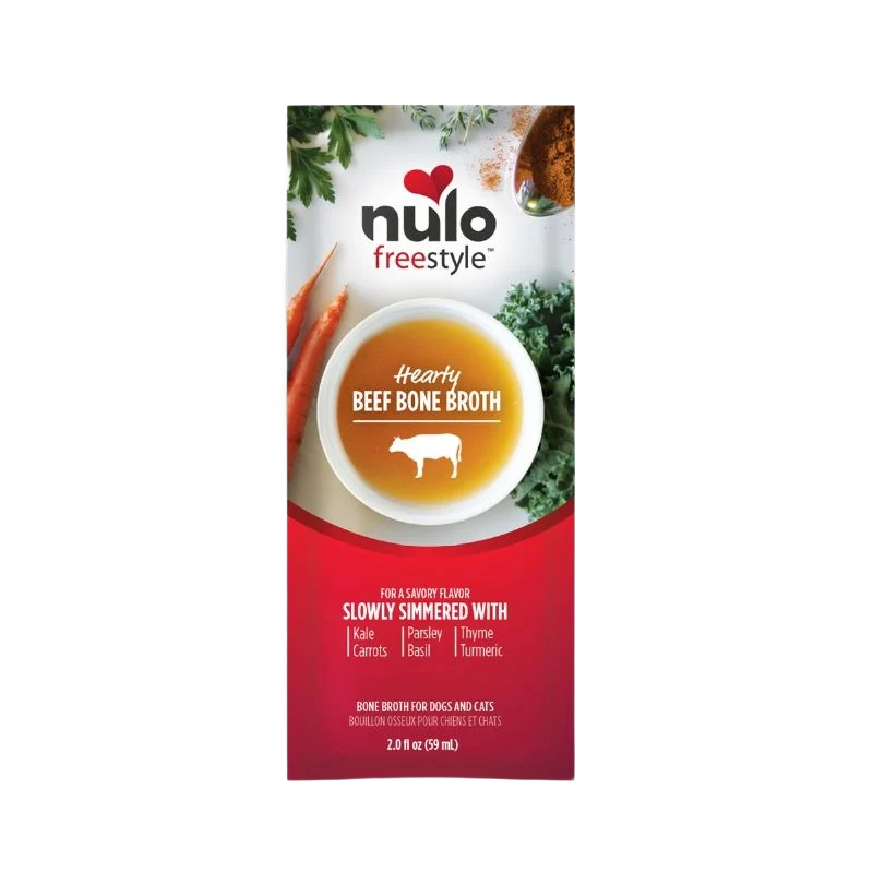 Refined Nulo style Hearty Beef Bone Broth 2 oz. Premium