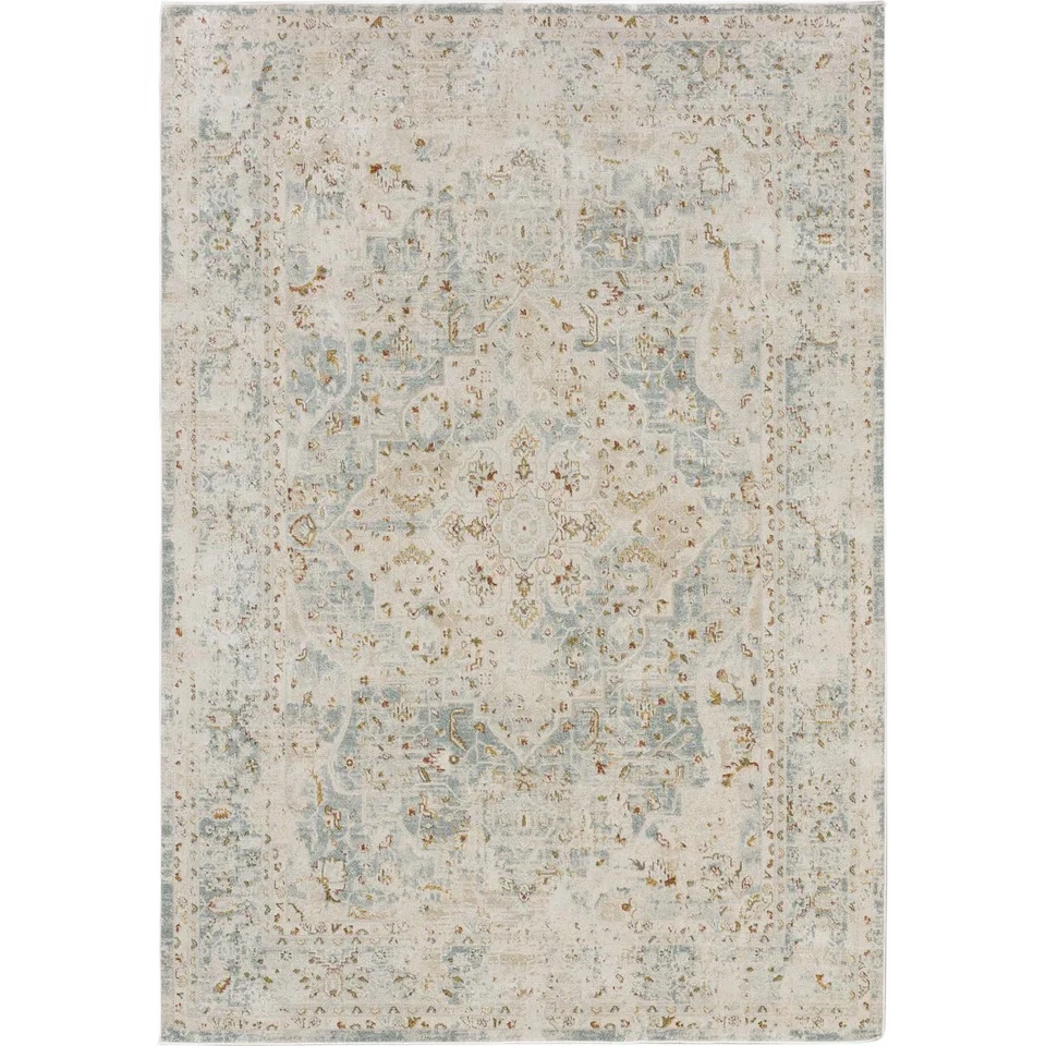Soft Karastan Windermere Ashbourne Blue Rug 5' x 7'6 Easy-to-Use