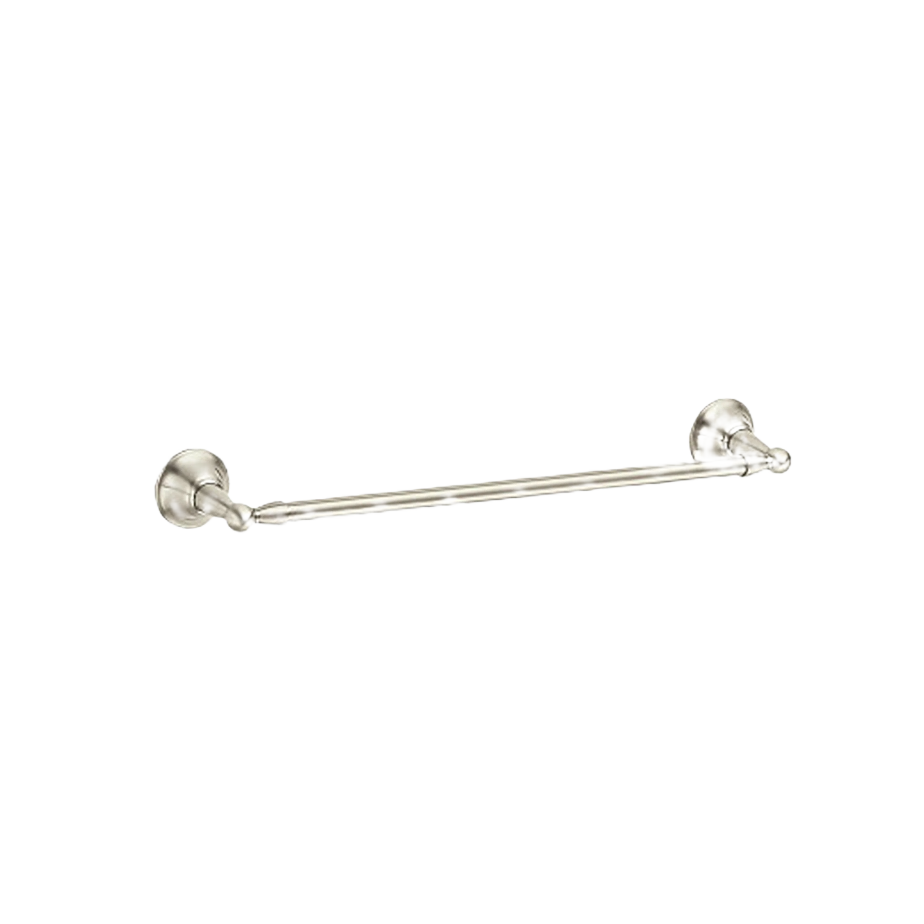 Elegant Moen Sage Brushed Nickel Towel Bar 18 in. Lightweight