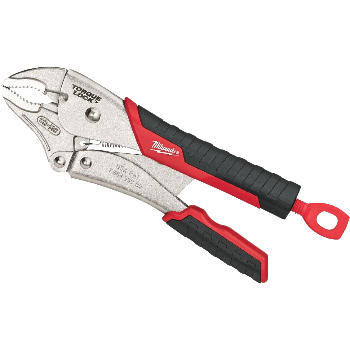 Relaxed Milwaukee TORQUE LOCK™ 10 Curved Jaw Locking Pliers w Grip Clean