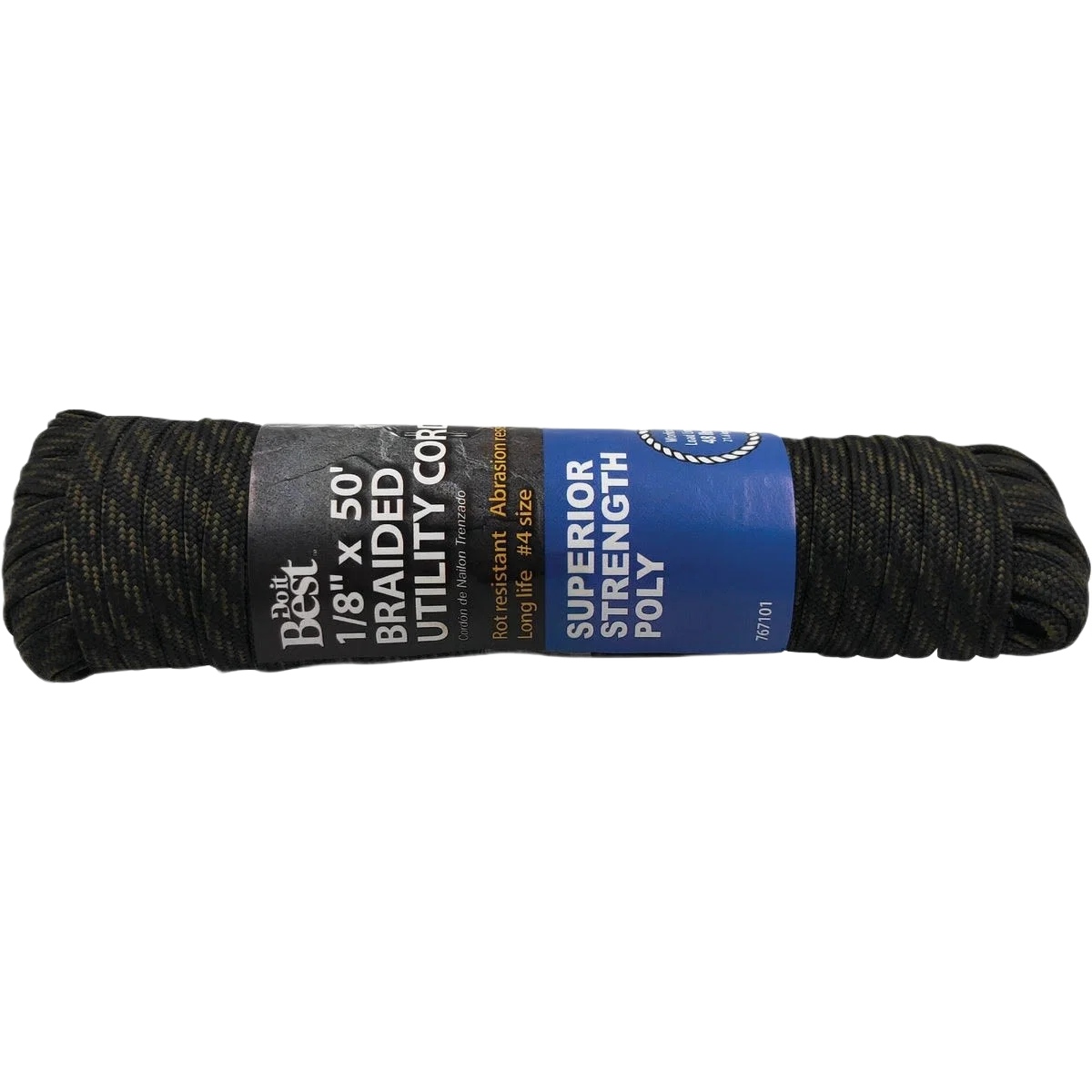 Lightweight Do it Camouflage Braided Polypropylene Paracord 1 8 In. x 50 Ft. Crafted