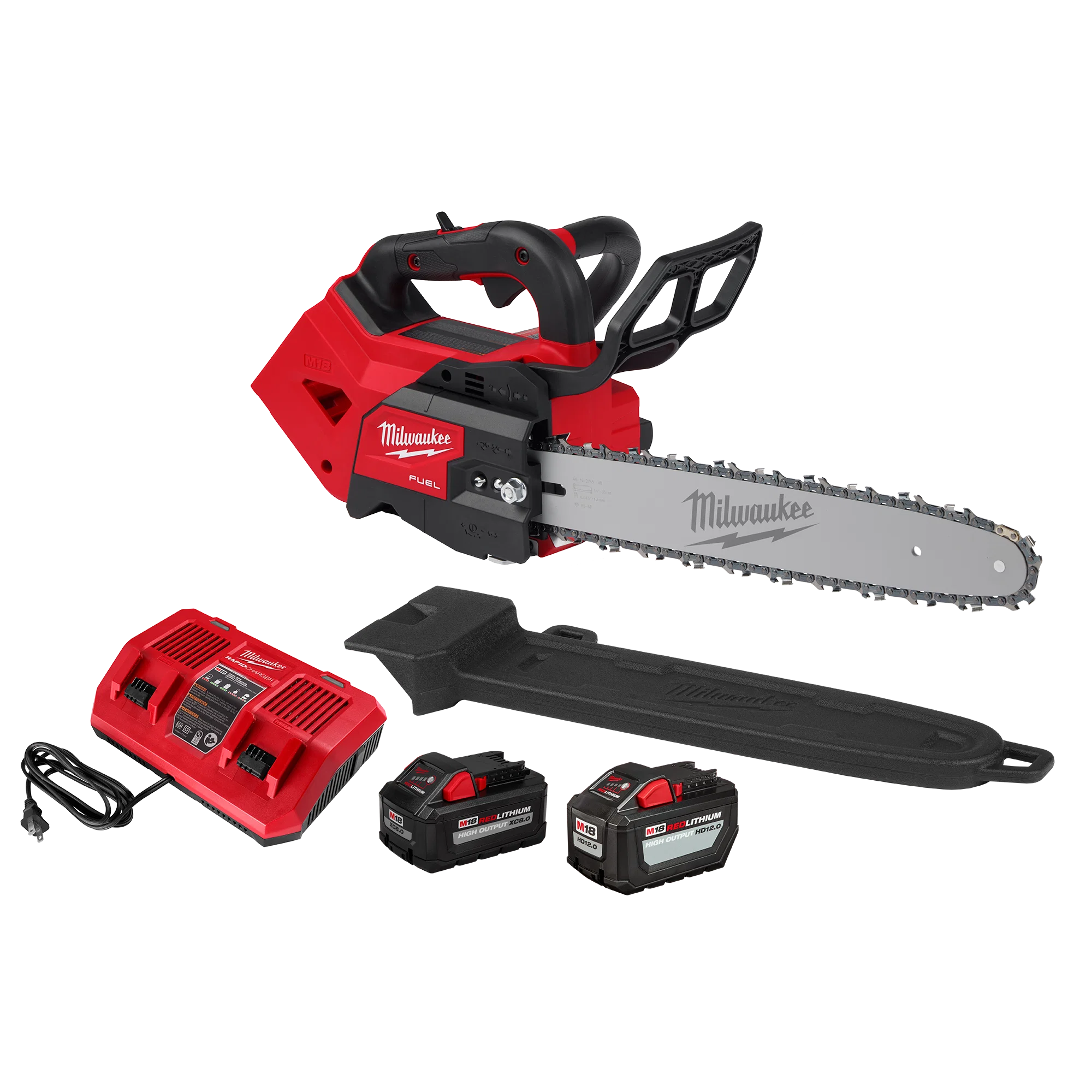 Elegant Milwaukee M18 FUEL™ 14 Top Handle Chainsaw 2 Battery Kit Genuine