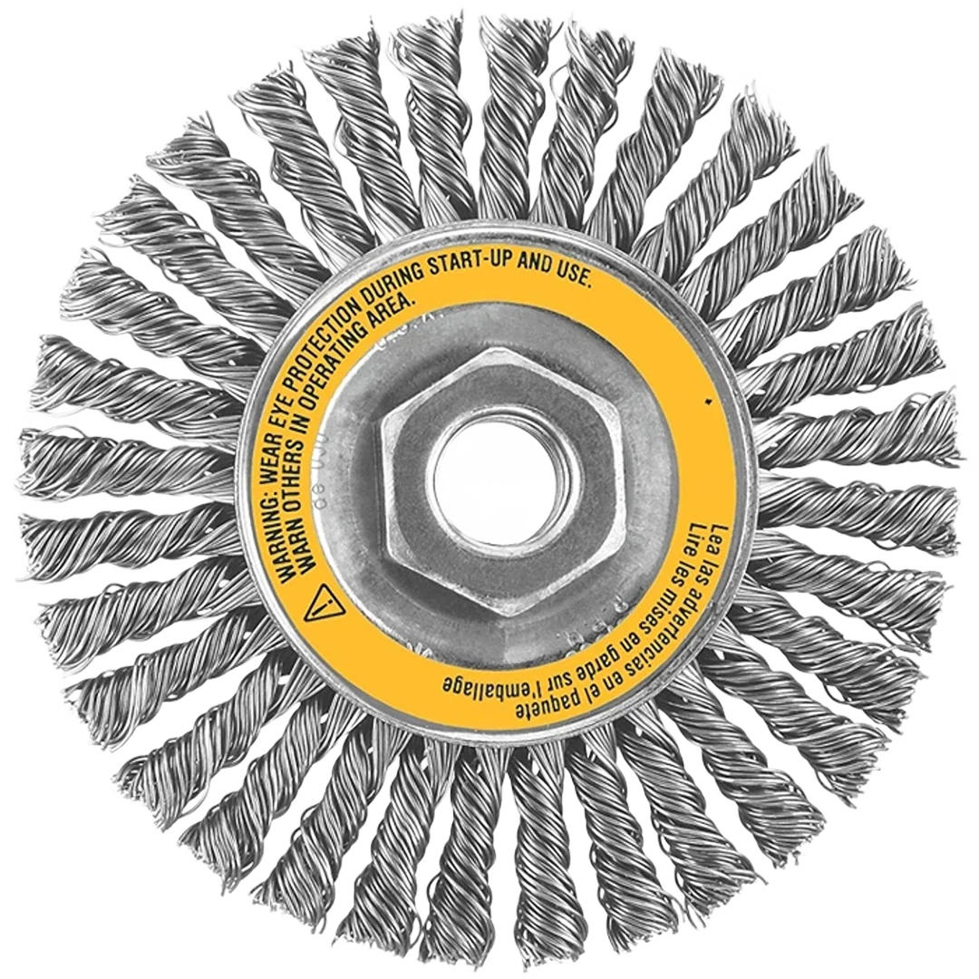 Next-Generation DEWALT 4 x 5 8 11 HP .020 Carbon Cable Twist Wire Wheel Long-Lasting