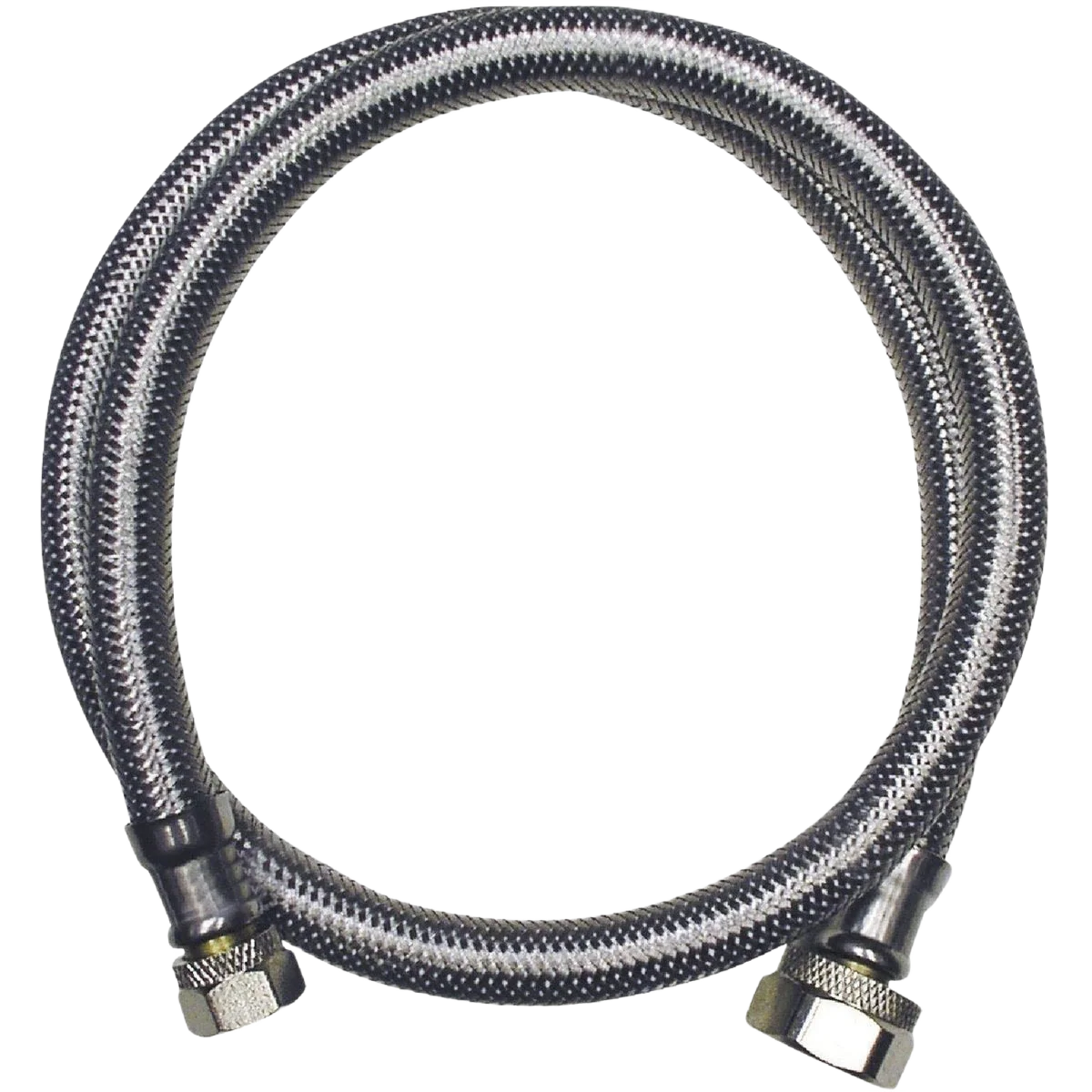 Safe Do it Stainless Steel Faucet Connector 3 8 In. C x 1 2 In. F x 9 In. L Flexible