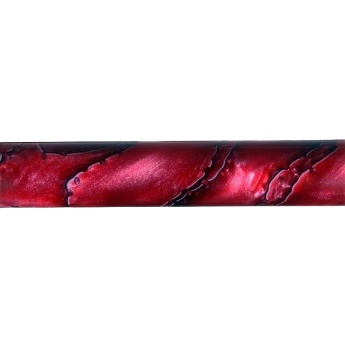 Eco-Friendly Berea Hardwoods Crimson Red Acrylic Pen Blank Sustainable