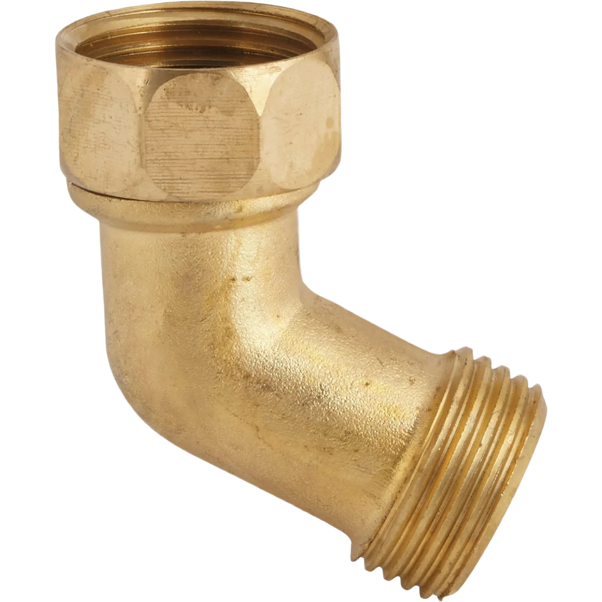 Long-Lasting Garden MNH Brass Gooseneck Hose Connector 3 4 in. Original