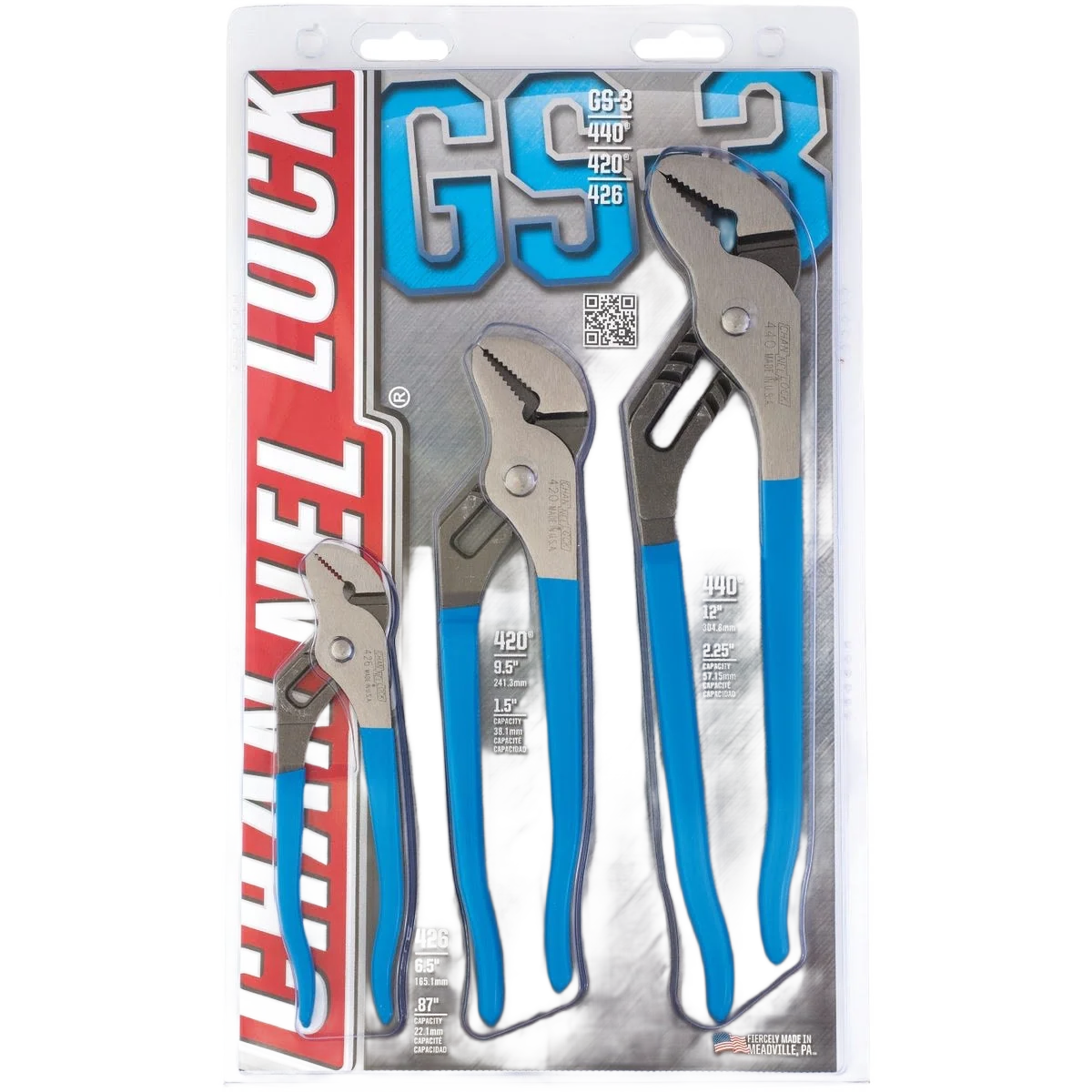 Selected Channellock Plier Set with Bottle Opener 3-Piece Easy-to-Use