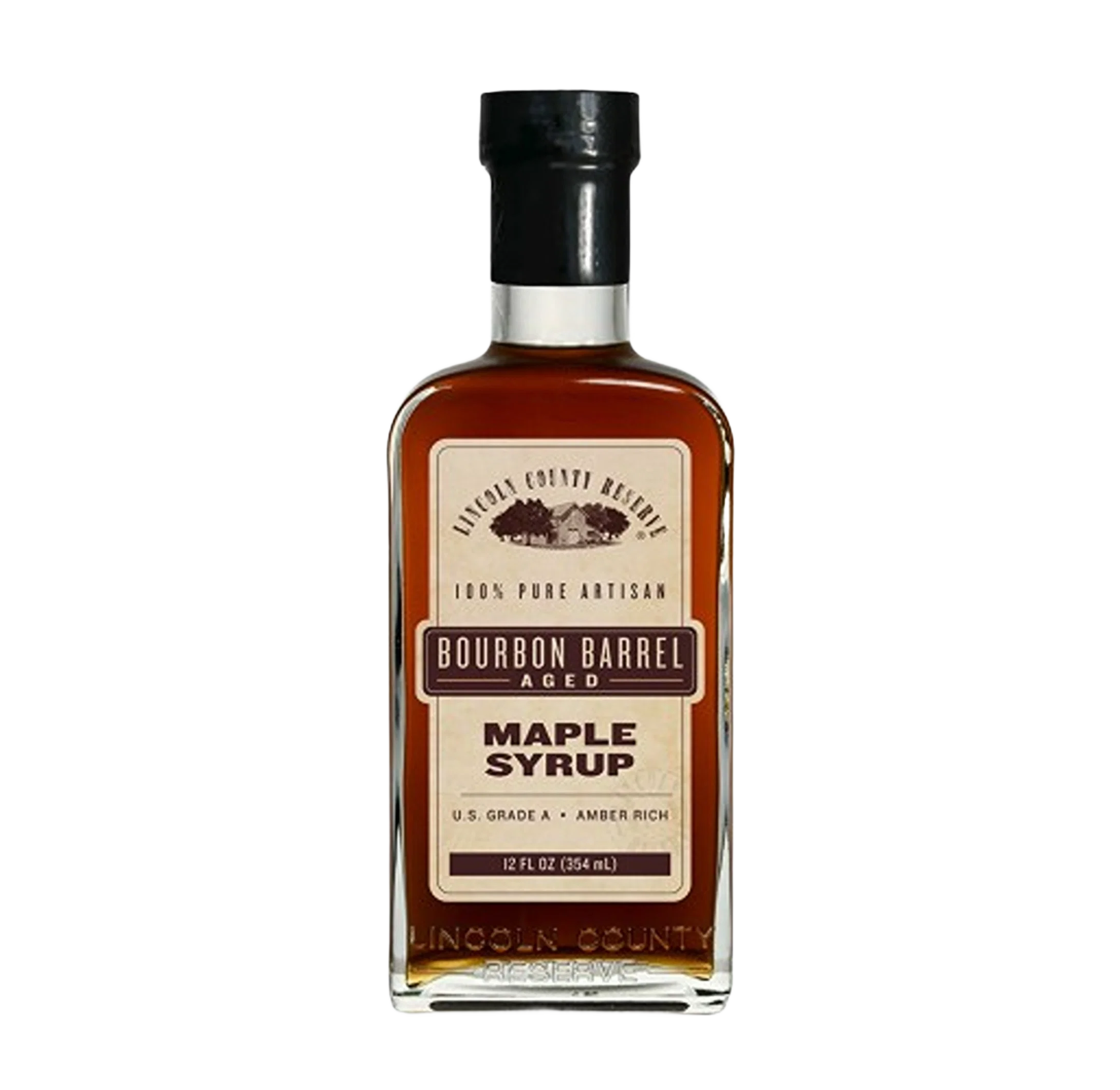 World-Class Lincoln County Reserve Bourbon Barrel Aged Maple Syrup - 12 oz. Original
