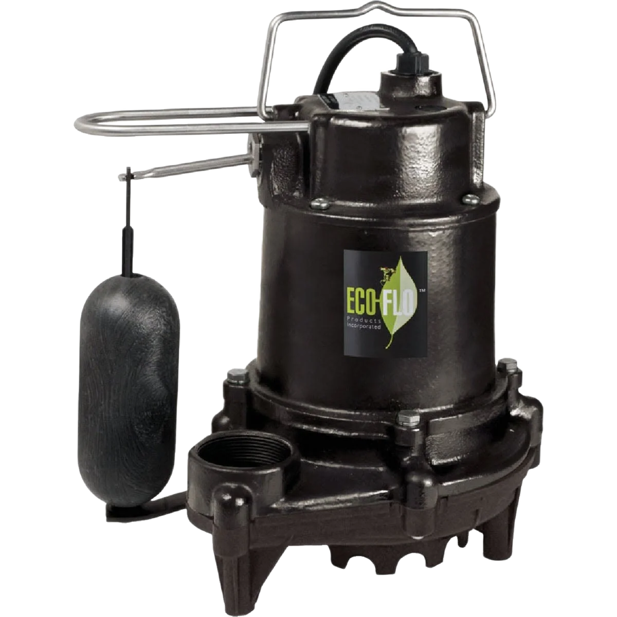 Official Eco-Flo High Efficiency Submersible Cast Iron Sump Pump 1 3 HP Original