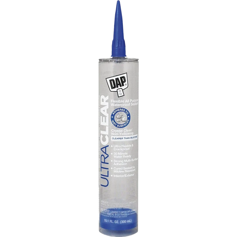 Original Design DAP Ultra Clear Flexible Elastomeric Sealant 10.1 oz. Eco-Friendly
