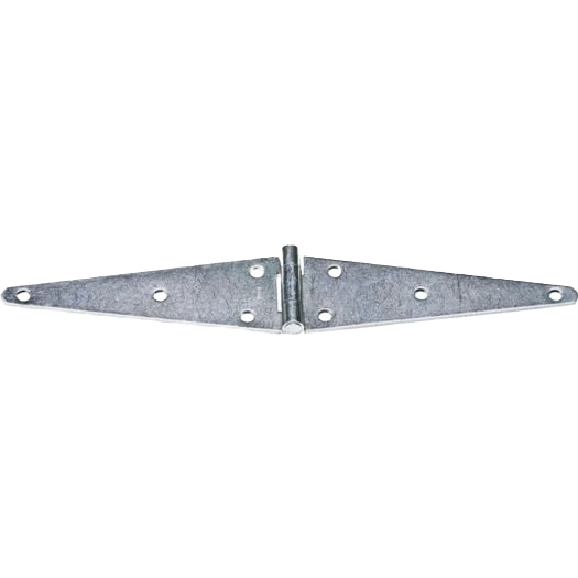 Environmentally Friendly National Hardware 3.68 x 10 Zinc Heavy-Duty Strap Hinge Flexible