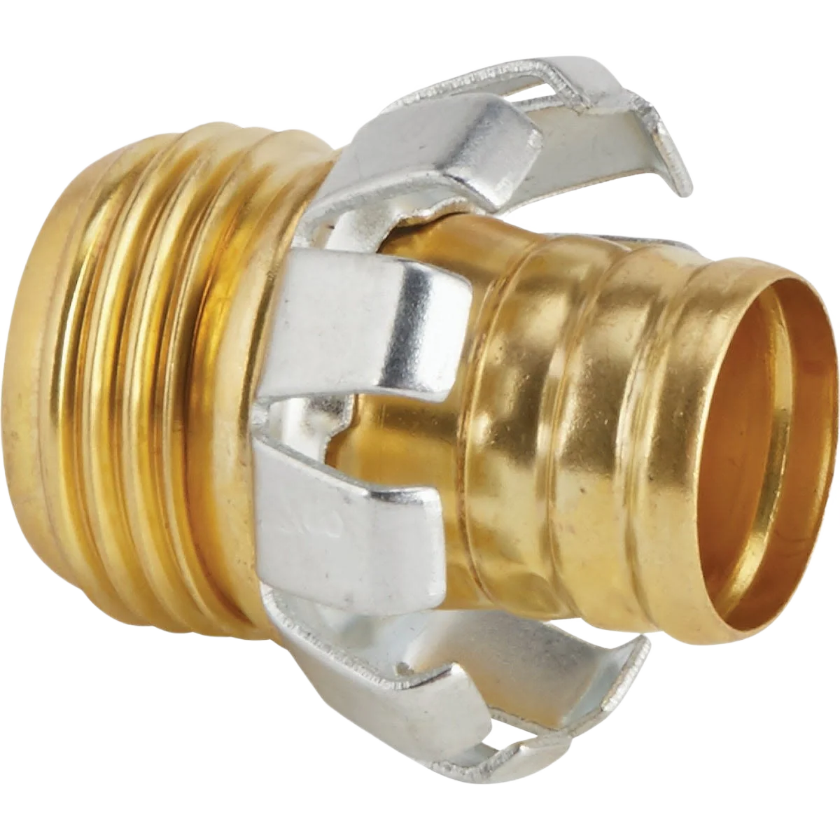 Exceptional Garden Male Brass Hose Coupling Mender 3 4 in. Secure