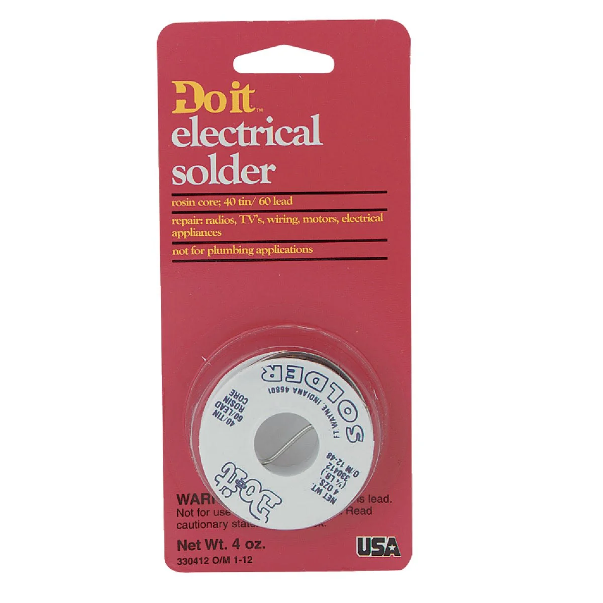 Pure Do it 1 4 oz. Rosin 40 Tin 60 Lead Solder Classic