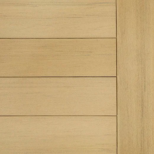 Breathable TimberTech Terrain Plus 16' Grooved Natural White Oak Composite Decking Safe