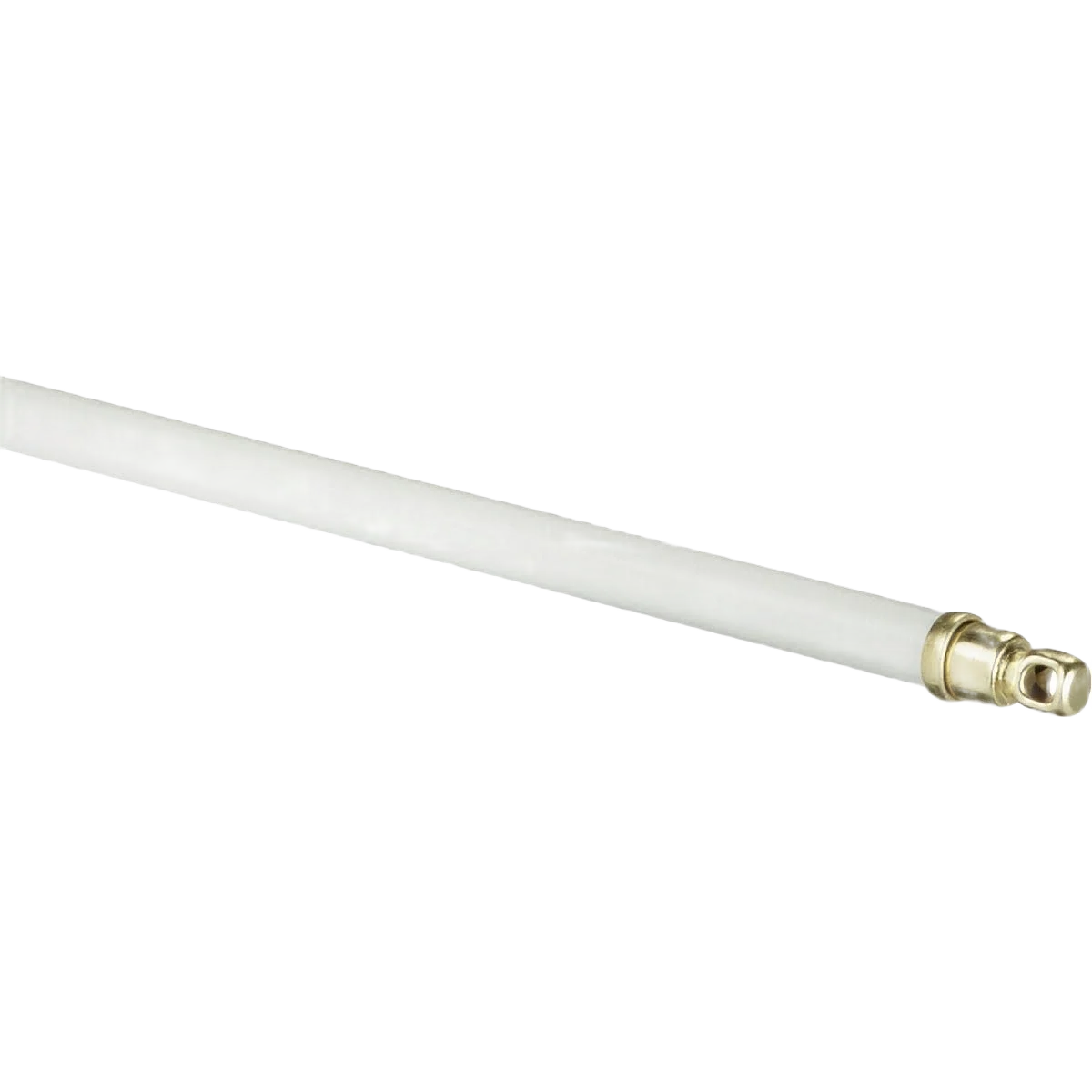 Refined Kenney White Swivel End Sash Cafe Rod 11 to 19 in. Pure